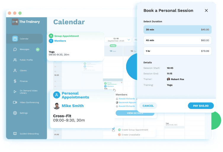 Streamlined scheduling and client management