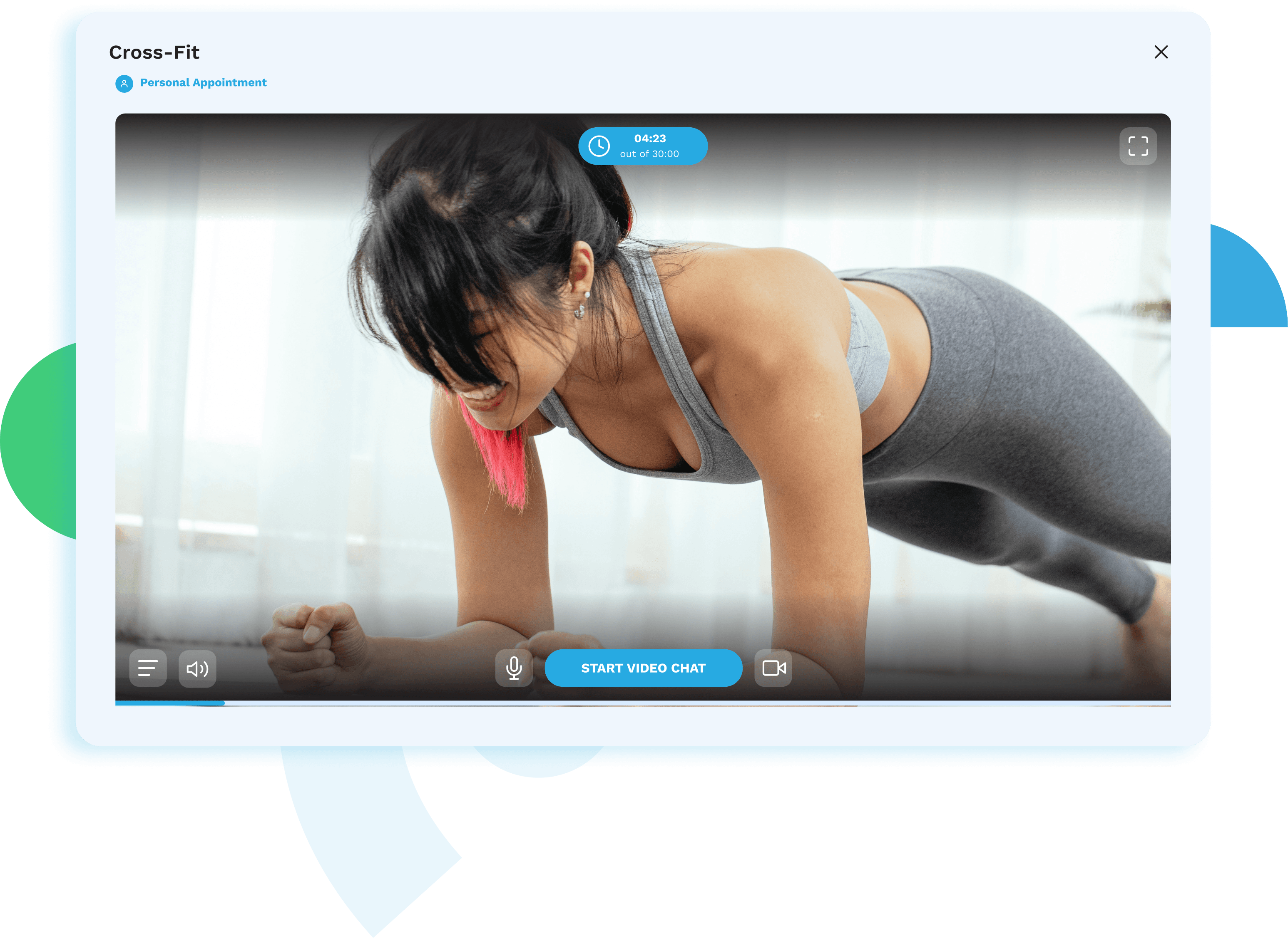 Stream live and on-demand online personal training sessions directly from The Trainory